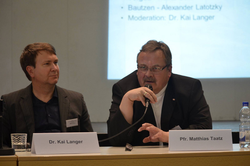Podium 1: Dr. Kai Langer, Pfr. Matthias Taatz