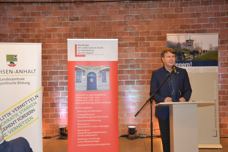 Eröffnung durch Dr. Kai Langer, Direktor Stiftung Gedenkstätten Sachsen‐Anhalt