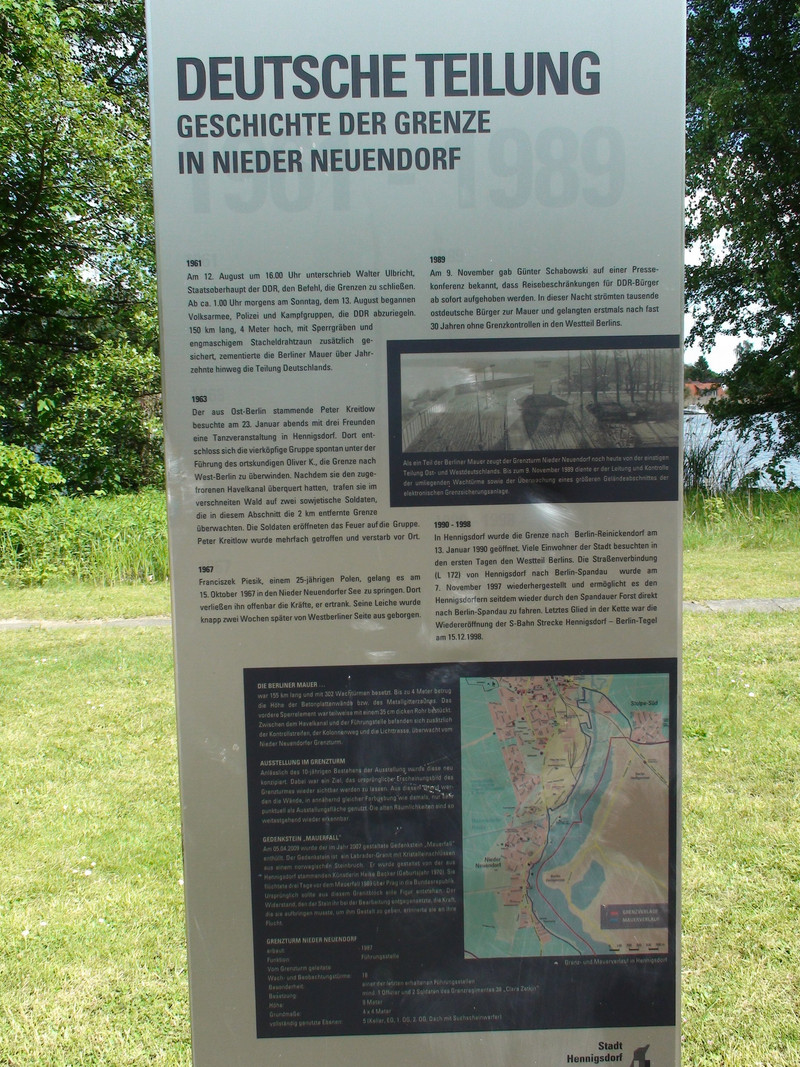 Gedenktafel Nieder Neuendorf