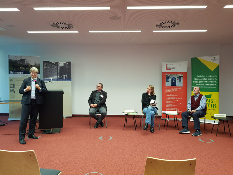 Diskussion mit Maik Reichel, Dr. Anke Silomon und Rainer Eppelmann